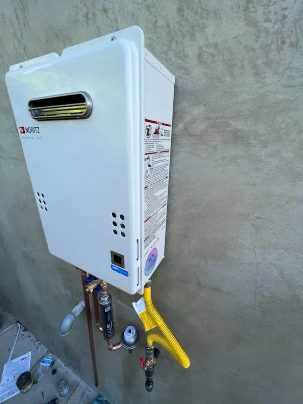Tankless water heater installation for Richmond homes